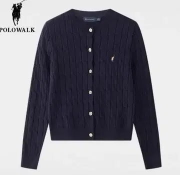 polo walk 케이블 니트 가디건