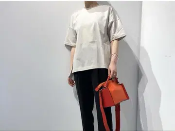 실켓 천축 플레어 헴 셔츠 베이지