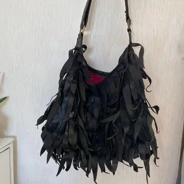 구제 의류 프린지 백