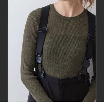 Spick&Span 라메 리브 크루넥 풀오버 니트