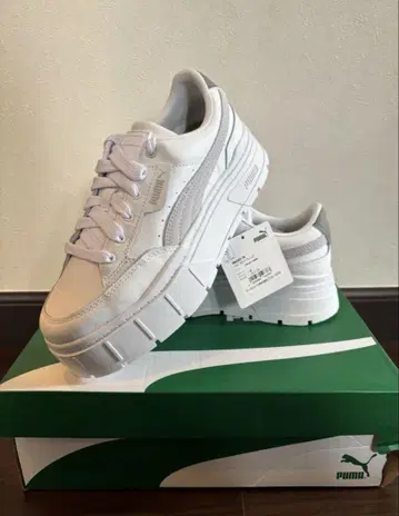 PUMA 메이즈 스택 Wns 24.5cm 화이트