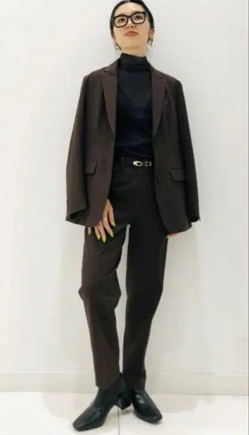유니클로 테일러드 자켓 팬츠 셋업 M