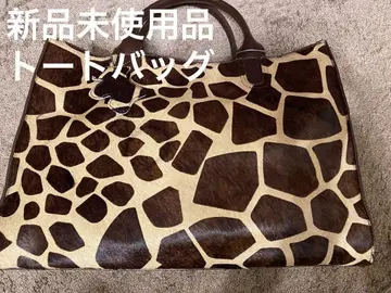 미사용 새상품 지라프 패턴 토트백 핸드백