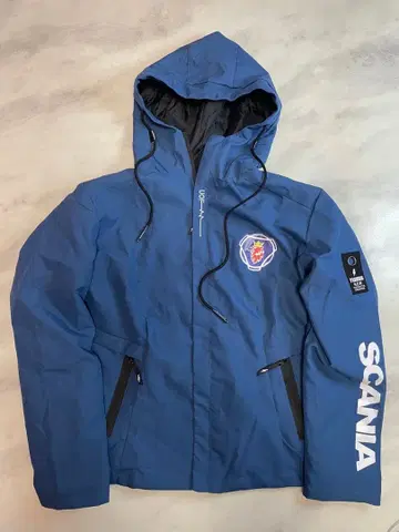 SCANIA 스카니아 윈드 브레이커 지퍼 자켓 S 파랑 네이비