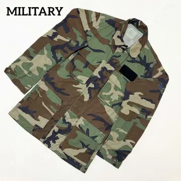 U.S.ARMY 밀리터리 자켓 컴뱃 M 사이즈 카모플라쥬 멀티캠
