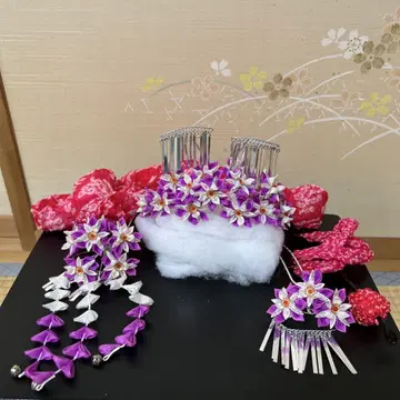 시치고산 머리 장식 카츠야마 헤어콤