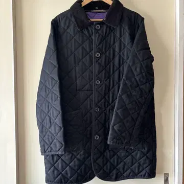 Macintosh 코듀로이 옷깃 퀼팅 자켓