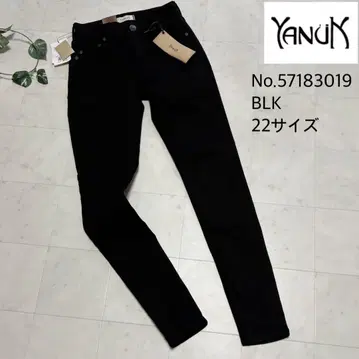 YANUK 야누크 블랙 스키니 데님 22 사이즈
