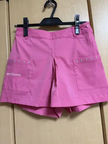 [ 미사용 새상품 ] archivio 핑크 숏팬츠