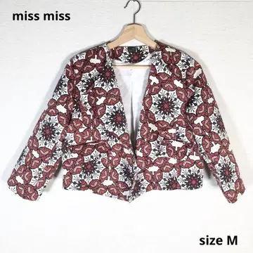 상태 좋음 miss miss 이탈리아제 자켓 숏 기장 sizeM