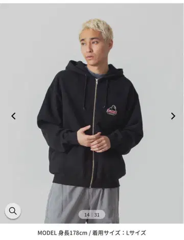 XLARGE L 후드티