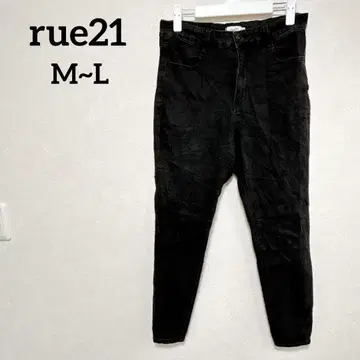 새상품급 rue21 루21 블랙 스키니 데님 12 [ M~L ]