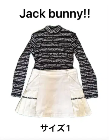 Jack bunny!! 플리츠 스커트 사이즈 1