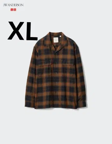 JW ANDERSON 브러쉬드 코튼 오버 사이즈 셔츠 XL 사이즈