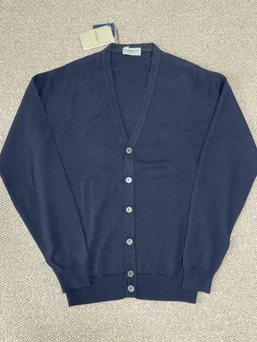 [ 새상품 ] JOHN SMEDLEY 가디건/BURLEY 네이비
