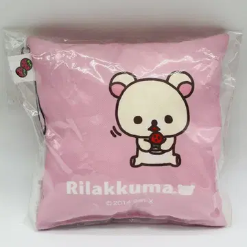 초레어 리락쿠마전 코리락쿠마 미니쿠션 스트랩 이벤트 한정판