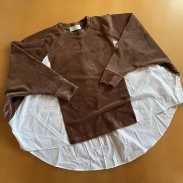 MyianKa 브라운 레이어드 풀오버