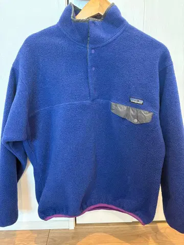 Patagonia 하프 지퍼 플리스 자켓 파랑
