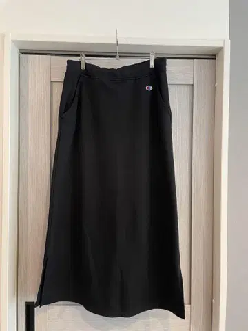 Champion 블랙 롱 스커트