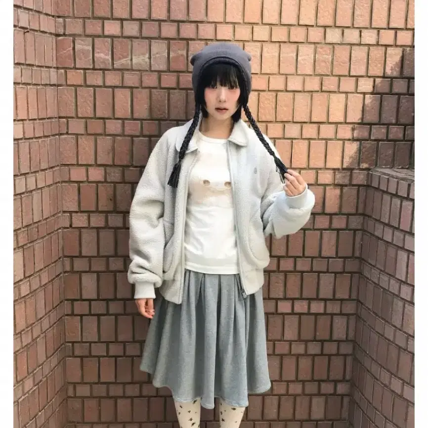 【COYSEIO】 DOUBLE TROOPER BEANIE COCOA DOUBLE TROOPER BEANIE COCOA - coyseio