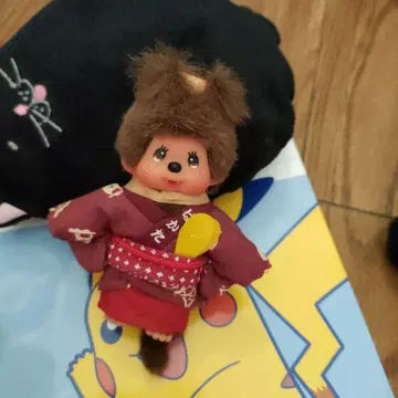 몽치치 봉제 인형 키체인