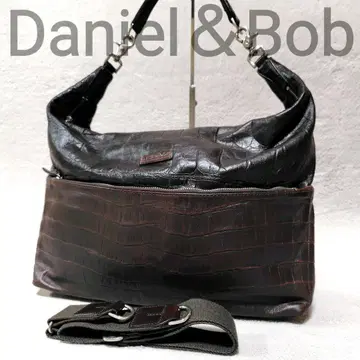 새상품급 다니엘&밥 재스민 로디 다크 브라운 사선 크로스백 2way