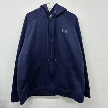 언더아머 집업 후드티 네이비 XL 30