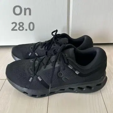 새상품급! ON 러닝화 CLOUDSURFER 28.0 블랙