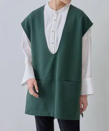 비어즐리 그린 부클 종이상자 풀오버