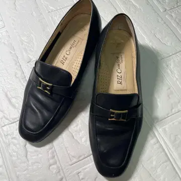 RIZ Comfort 펌프스 로퍼 블랙 22.5cm 출퇴근 취업활동