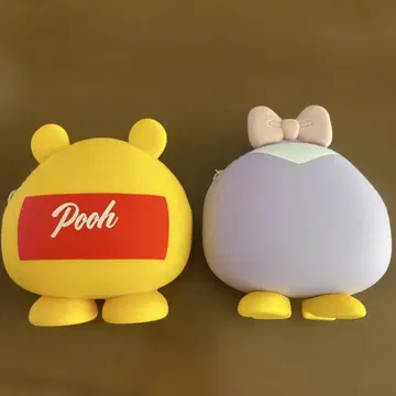 디즈니 푸우 데이지 실리콘 파우치