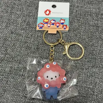 만박 산리오 미야쿠미야쿠 클리어 키링 포차코