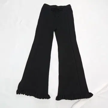 SANseLF 볼륨 프릴 리브 팬츠