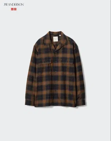 JW ANDERSON 브러쉬드 코튼 오버 사이즈 셔츠 L 사이즈
