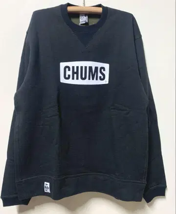 새상품 CHUMS 로고 맨투맨 참스 bxl