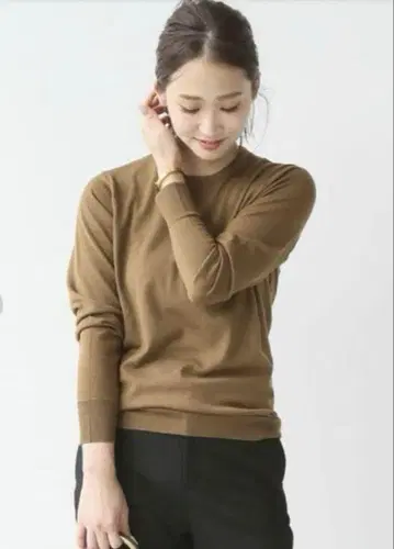 미사용급 MUSE dedeuxiemeclasse 크루넥 풀오버