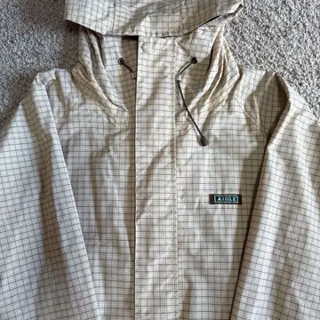 AIGLE 체크 무늬 나일론 자켓