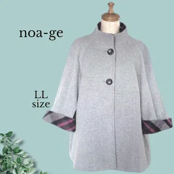 [ 새상품급 ] 노아제 noa-ge 자켓 코트 스탠드 카라 LL