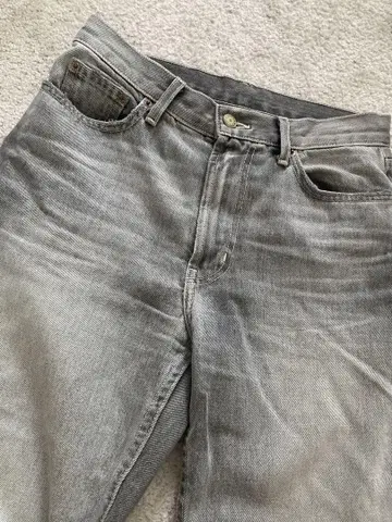 B SIDES 비사이즈 그레이 데님 스트레이트