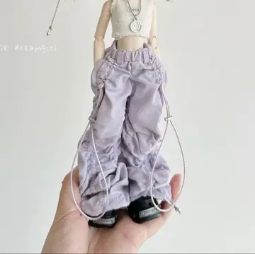 네오 브라이스 아이시 인형용 연보라 캐주얼 팬츠