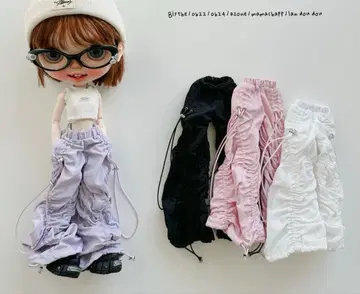 네오 브라이스 아이시 인형용 연보라 캐주얼 팬츠