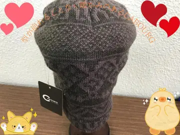 형태가 무너지지 않는 따뜻한 CABOURG 기하학 패턴 니트