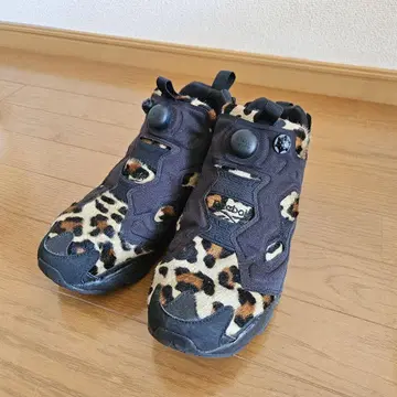 Reebok INSTAPUMP FURY 펌프 퓨리 표범 무늬 27.5