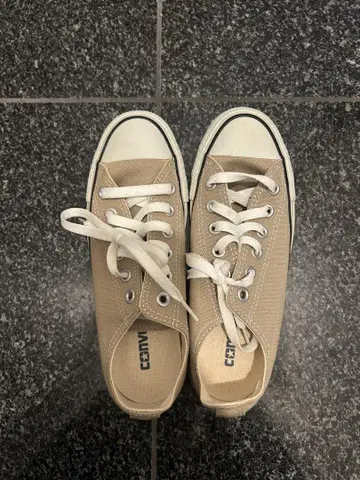CONVERSE ALL STAR 베이지 로우컷 스니커즈