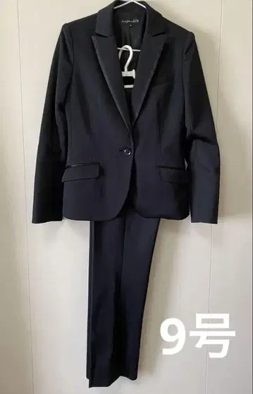 블랙 팬츠 수트 세트