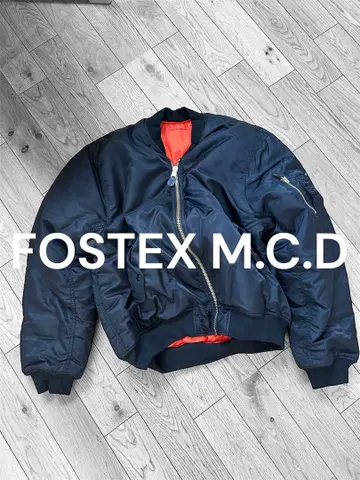 FOSTEX M.C.D MA-1 봄버 자켓 블랙