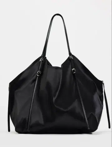 ZARA 새틴 토트백 빅 사이즈 파우치 포함