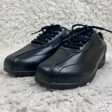 컨디션 최상 25cm MIZUNO 미즈노 워킹 신발 블랙 사이드 지퍼