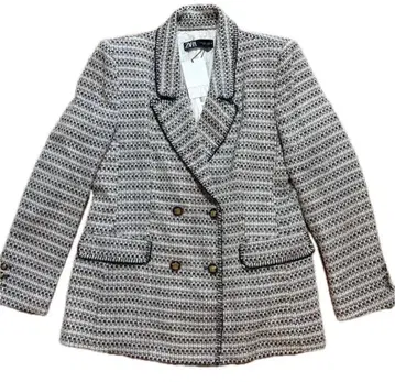 새상품 택 포함 자라 트위드 테일러드 자켓 빅 사이즈 XL