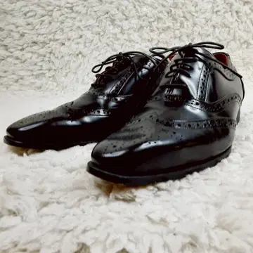 고품질 27.5cm GLENFORD 글렌포드 가죽 신발 블랙 윙 팁